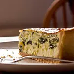 Leek and Roquefort Quiche image