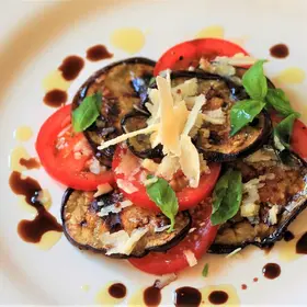 Aubergine, Tomato, Parmesan image