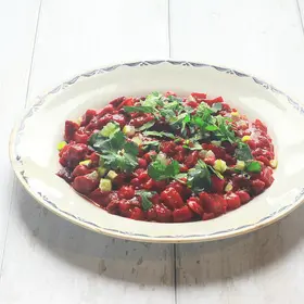 Beetroot and Bean Chilli image