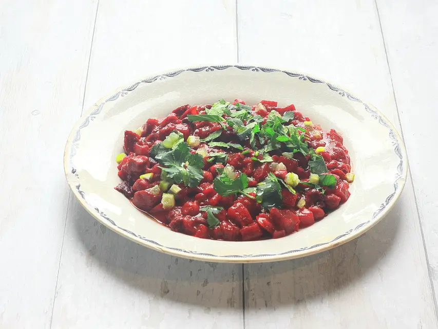 Beetroot and Bean Chilli image