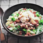 Bacon and Pea Risotto image