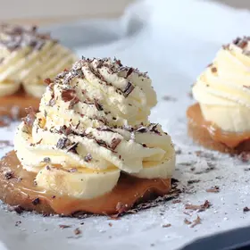 Peanut Caramel Banoffee Tarts image