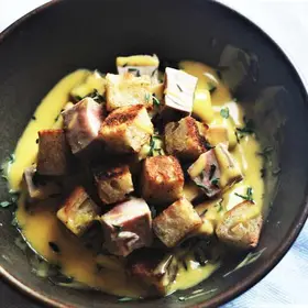 Pheasant with Rapeseed Mustard Dressing image